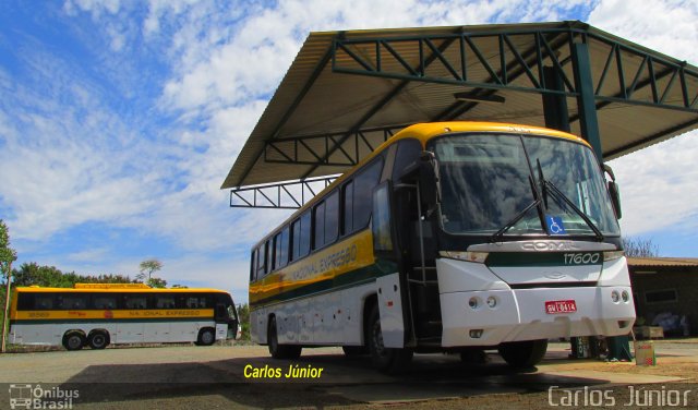 Nacional Expresso 17600 na cidade de Rio Verde, Goiás, Brasil, por Carlos Júnior. ID da foto: 2725433.