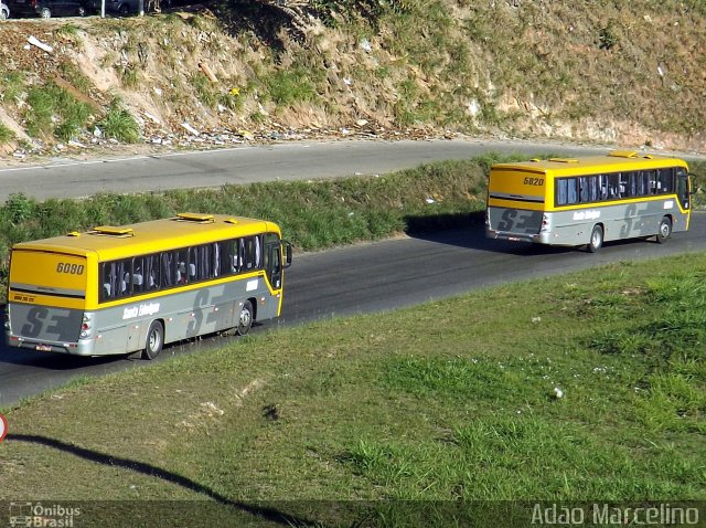 Viação Santa Edwiges 6080 na cidade de Belo Horizonte, Minas Gerais, Brasil, por Adão Raimundo Marcelino. Número da foto: #2728364.