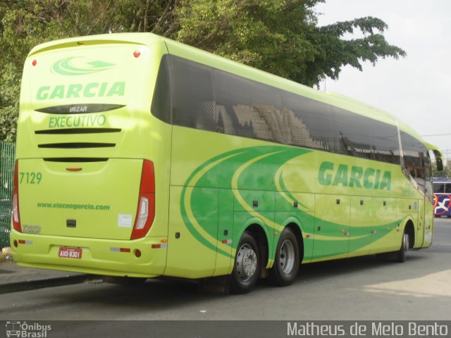 Viação Garcia 7129 na cidade de São Paulo, São Paulo, Brasil, por Matheus de Melo Bento. Número da foto: #2727462.