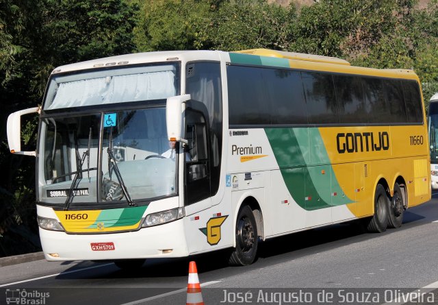 Empresa Gontijo de Transportes 11660 na cidade de Seropédica, Rio de Janeiro, Brasil, por José Augusto de Souza Oliveira. ID da foto: 2728011.