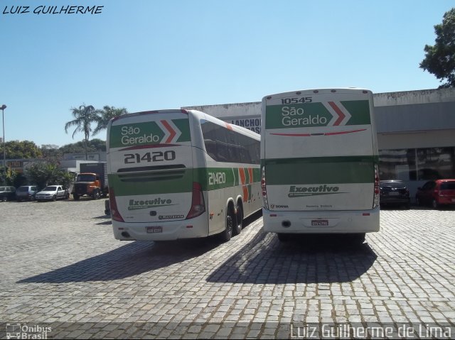 Cia. São Geraldo de Viação 10545 na cidade de São José dos Campos, São Paulo, Brasil, por Luiz Guilherme de Lima. Número da foto: #2730987.