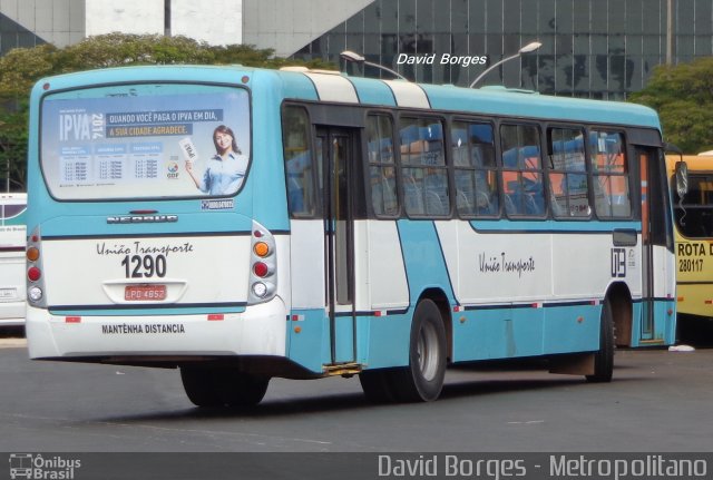 UTB - União Transporte Brasília 1290 na cidade de Brasília, Distrito Federal, Brasil, por David Borges. Número da foto: #2731341.