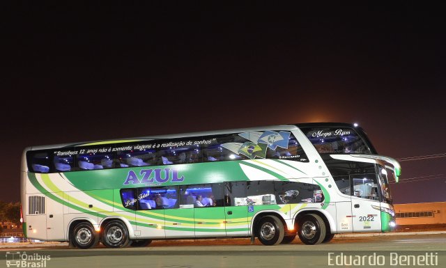 Azul Transportes 2022 na cidade de Juína, Mato Grosso, Brasil, por Eduardo Benetti . Número da foto: #2733035.