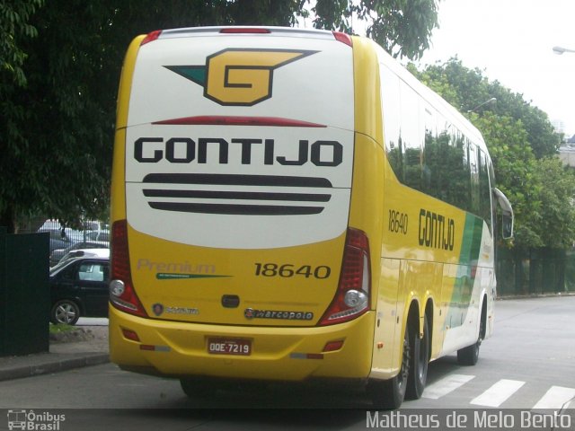 Empresa Gontijo de Transportes 18640 na cidade de São Paulo, São Paulo, Brasil, por Matheus de Melo Bento. Número da foto: #2731843.