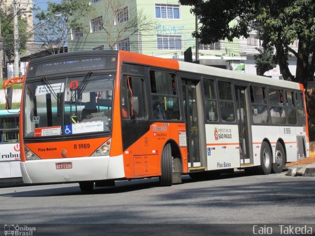 TRANSPPASS - Transporte de Passageiros 8 1869 na cidade de São Paulo, São Paulo, Brasil, por Caio  Takeda. ID da foto: 2731371.