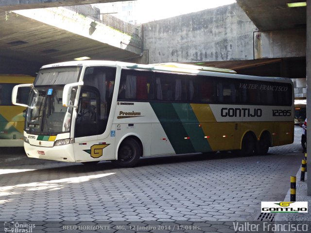 Empresa Gontijo de Transportes 12285 na cidade de Belo Horizonte, Minas Gerais, Brasil, por Valter Francisco. Número da foto: #2732250.