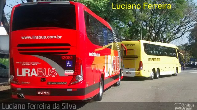 Lirabus 12081 na cidade de São Paulo, São Paulo, Brasil, por Luciano Ferreira da Silva. ID da foto: 2731921.