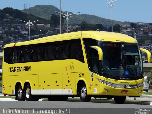 Viação Itapemirim 60545 na cidade de Florianópolis, Santa Catarina, Brasil, por João Victor. ID da foto: 2733184.