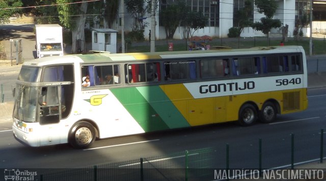 Empresa Gontijo de Transportes 5840 na cidade de Belo Horizonte, Minas Gerais, Brasil, por Maurício Nascimento. ID da foto: 2733215.