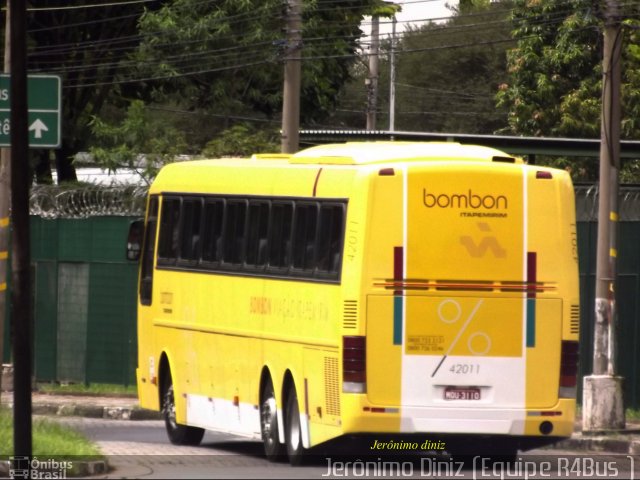 Viação Itapemirim 42011 na cidade de São Paulo, São Paulo, Brasil, por Jerônimo Diniz. Número da foto: #2733856.