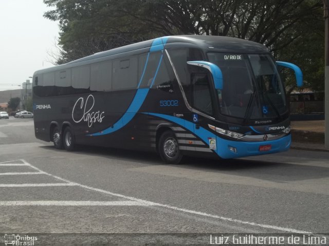 Empresa de Ônibus Nossa Senhora da Penha 53002 na cidade de São José dos Campos, São Paulo, Brasil, por Luiz Guilherme de Lima. Número da foto: #2733357.