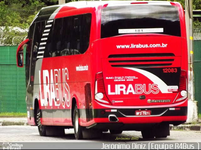 Lirabus 12083 na cidade de São Paulo, São Paulo, Brasil, por Jerônimo Diniz. Número da foto: #2733975.