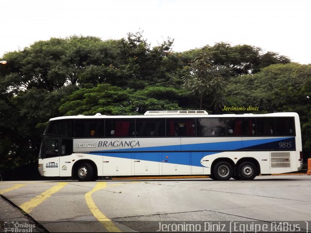 Auto Viação Bragança 9815 na cidade de São Paulo, São Paulo, Brasil, por Jerônimo Diniz. ID da foto: 2733898.