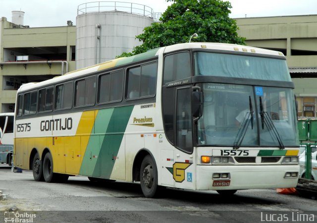 Empresa Gontijo de Transportes 15575 na cidade de Rio de Janeiro, Rio de Janeiro, Brasil, por Lucas Lima. ID da foto: 2734765.