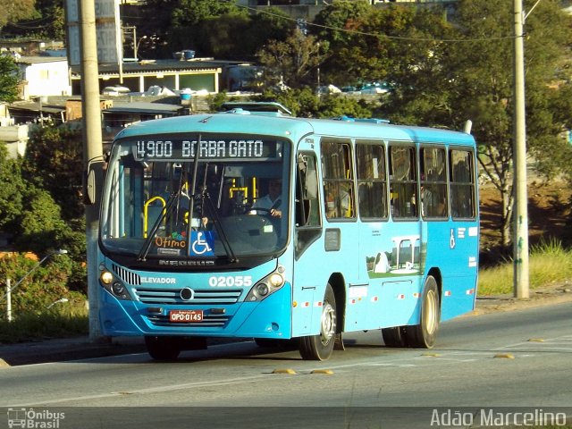 Vianel > Auto Viação Pioneira 02055 na cidade de Belo Horizonte, Minas Gerais, Brasil, por Adão Raimundo Marcelino. ID da foto: 2735056.