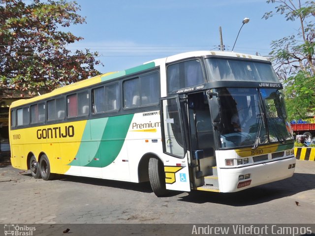 Empresa Gontijo de Transportes 15910 na cidade de Pirapora, Minas Gerais, Brasil, por Andrew Campos. ID da foto: 2736657.