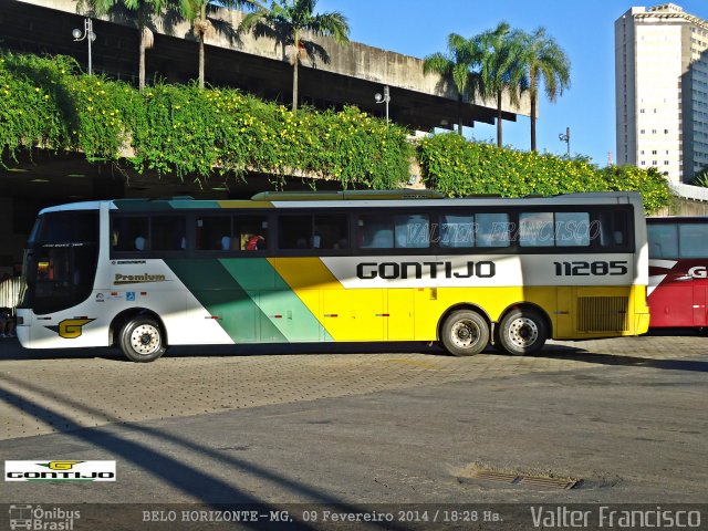 Empresa Gontijo de Transportes 11285 na cidade de Belo Horizonte, Minas Gerais, Brasil, por Valter Francisco. ID da foto: 2735774.