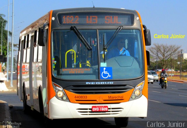 Auto Viação Marechal Brasília 440833 na cidade de Brasília, Distrito Federal, Brasil, por Carlos Júnior. Número da foto: #2736257.