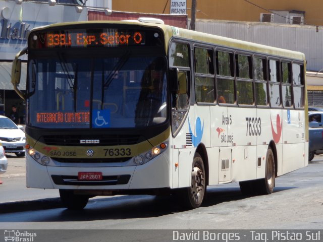 Expresso São José 76333 na cidade de Taguatinga, Distrito Federal, Brasil, por David Borges. Número da foto: #2737418.