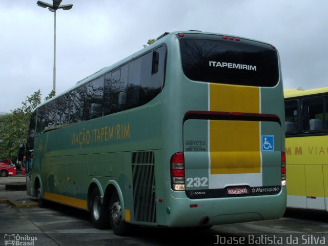 Viação Itapemirim 232 na cidade de São Paulo, São Paulo, Brasil, por Joase Batista da Silva. ID da foto: 2735631.