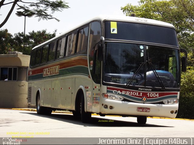 Viação Caprioli 1004 na cidade de São Paulo, São Paulo, Brasil, por Jerônimo Diniz. Número da foto: #2735997.