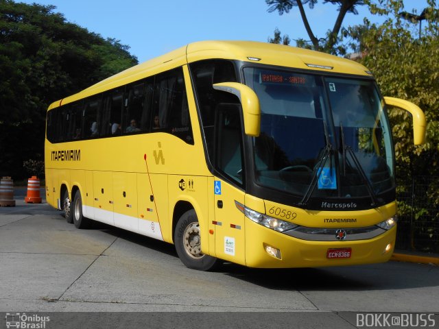 Viação Itapemirim 60589 na cidade de São Paulo, São Paulo, Brasil, por Josué Tavares. Número da foto: #2738613.