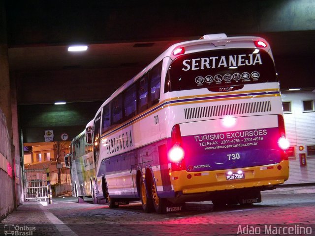 Viação Sertaneja 730 na cidade de Belo Horizonte, Minas Gerais, Brasil, por Adão Raimundo Marcelino. Número da foto: #2739181.