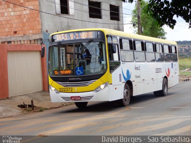 Viação Pioneira 222372 na cidade de São Sebastião, Distrito Federal, Brasil, por David Borges. ID da foto: 2739663.