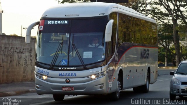 Viação Nasser 209115 na cidade de Campinas, São Paulo, Brasil, por Guilherme Estevan. Número da foto: #2739301.