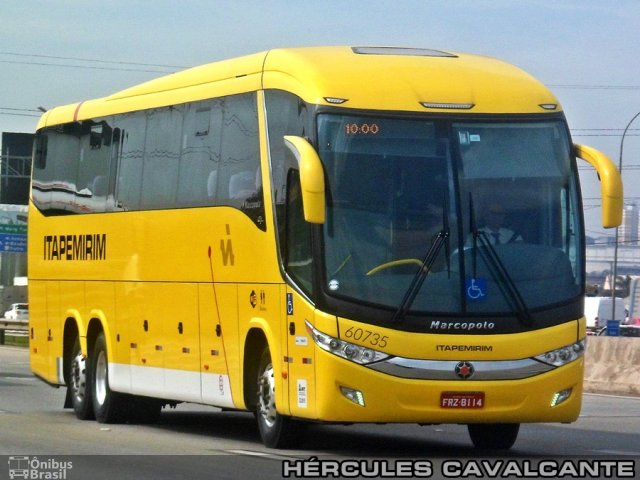 Viação Itapemirim 60735 na cidade de Osasco, São Paulo, Brasil, por Hércules Cavalcante. Número da foto: #2737571.