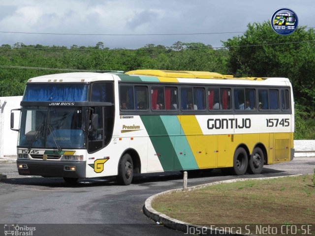 Empresa Gontijo de Transportes 15745 na cidade de Aracaju, Sergipe, Brasil, por José Franca S. Neto. ID da foto: 2739058.