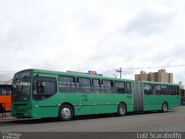 Auto Viação Marechal AB697 na cidade de Curitiba, Paraná, Brasil, por Luiz Scarabotto . ID da foto: 2738988.