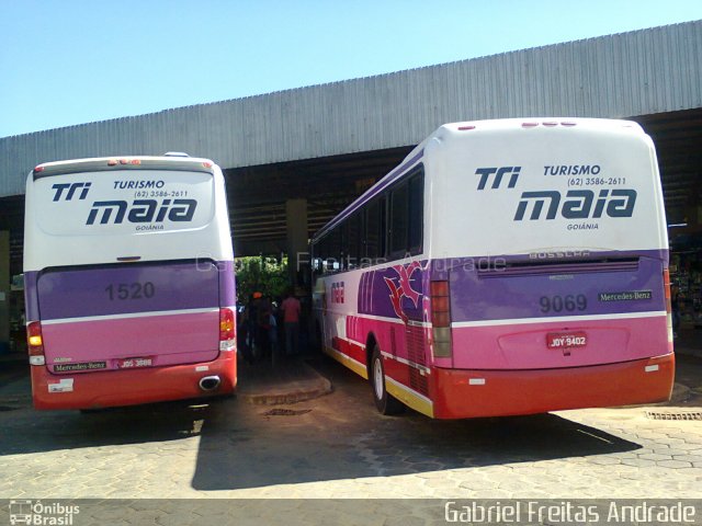 Expresso Maia 9069 na cidade de Iporá, Goiás, Brasil, por Gabriel Freitas Andrade. Número da foto: #2737562.