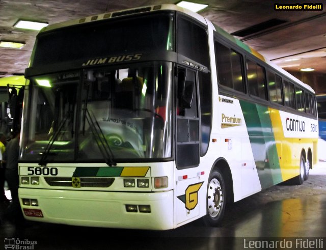 Empresa Gontijo de Transportes 5800 na cidade de Belo Horizonte, Minas Gerais, Brasil, por Leonardo Fidelli. ID da foto: 2686345.