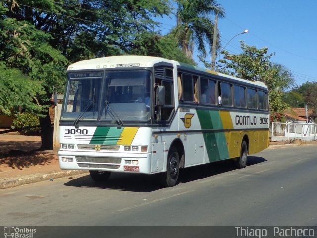 Empresa Gontijo de Transportes 3090 na cidade de Itacarambi, Minas Gerais, Brasil, por Thiago  Pacheco. ID da foto: 2685192.