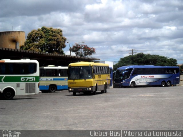 Viação Itapemirim 20553 na cidade de Vitória da Conquista, Bahia, Brasil, por Cleber Bus. ID da foto: 2685924.