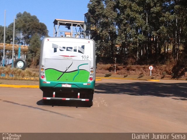 Turin Transportes 102 na cidade de Itabirito, Minas Gerais, Brasil, por Daniel Junior Sena. Número da foto: #2686710.