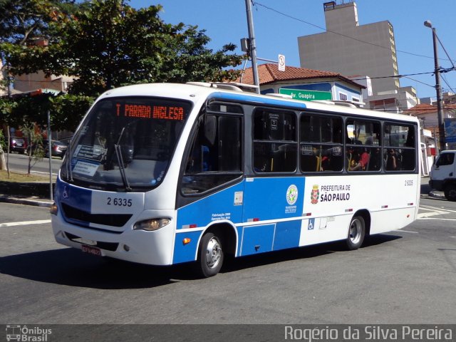 Transcooper > Norte Buss 2 6335 na cidade de São Paulo, São Paulo, Brasil, por Rogério da Silva Pereira. ID da foto: 2684805.