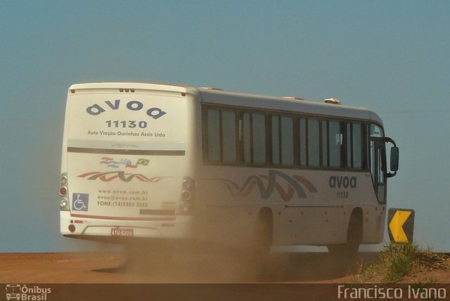 AVOA - Auto Viação Ourinhos Assis 11130 na cidade de Paraguaçu Paulista, São Paulo, Brasil, por Francisco Ivano. Número da foto: #2686885.