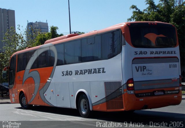 Viação São Raphael 8100 na cidade de São Paulo, São Paulo, Brasil, por Cristiano Soares da Silva. ID da foto: 2685011.