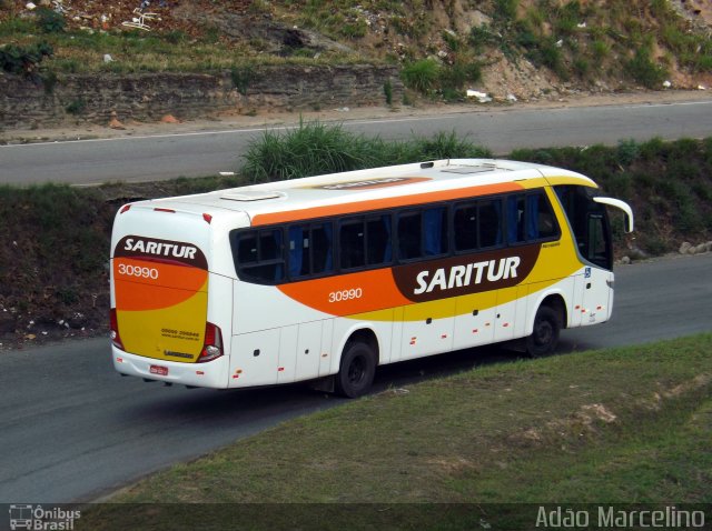 Saritur - Santa Rita Transporte Urbano e Rodoviário 30990 na cidade de Belo Horizonte, Minas Gerais, Brasil, por Adão Raimundo Marcelino. Número da foto: #2686221.