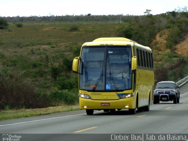 Viação Itapemirim 9703 na cidade de Vitória da Conquista, Bahia, Brasil, por Cleber Bus. ID da foto: 2739851.