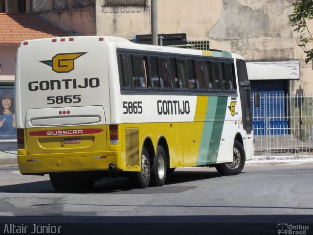 Empresa Gontijo de Transportes 5865 na cidade de Belo Horizonte, Minas Gerais, Brasil, por Altair Júnior. ID da foto: 2740981.