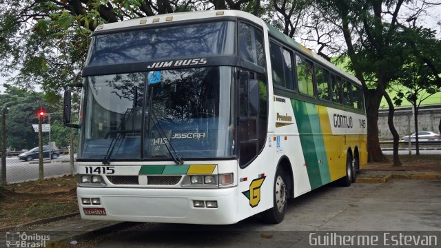 Empresa Gontijo de Transportes 11415 na cidade de São Paulo, São Paulo, Brasil, por Guilherme Estevan. Número da foto: #2741394.