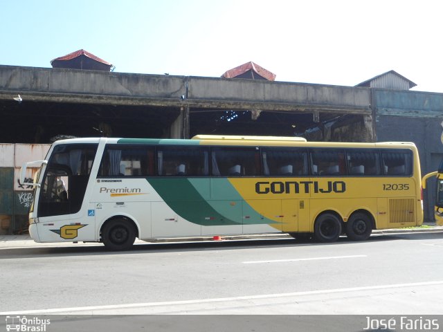 Empresa Gontijo de Transportes 12035 na cidade de Rio de Janeiro, Rio de Janeiro, Brasil, por Junior Almeida. ID da foto: 2741314.