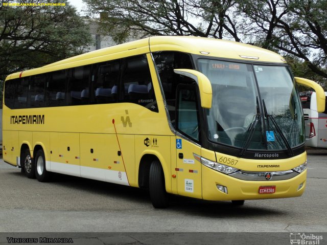 Viação Itapemirim 60587 na cidade de São Paulo, São Paulo, Brasil, por Vinicius Miranda. Número da foto: #2739748.
