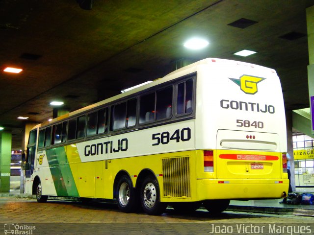 Empresa Gontijo de Transportes 5840 na cidade de Belo Horizonte, Minas Gerais, Brasil, por João Victor Marques. ID da foto: 2740493.