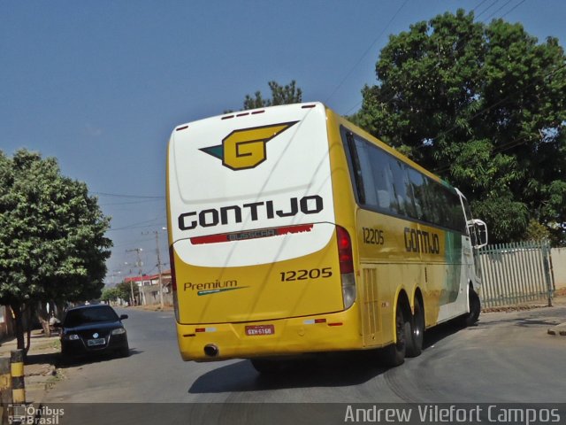 Empresa Gontijo de Transportes 12205 na cidade de Pirapora, Minas Gerais, Brasil, por Andrew Campos. ID da foto: 2743282.