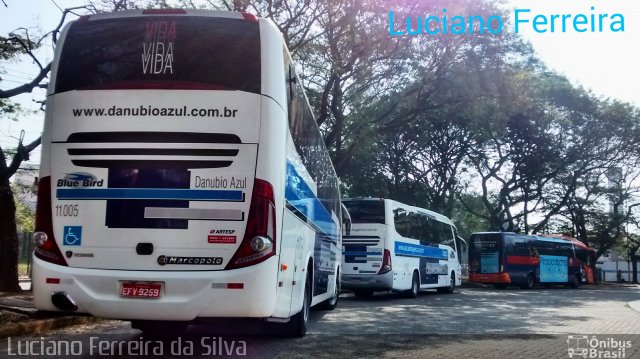 VIDA - Viação Danúbio Azul 11.005 na cidade de São Paulo, São Paulo, Brasil, por Luciano Ferreira da Silva. ID da foto: 2743453.