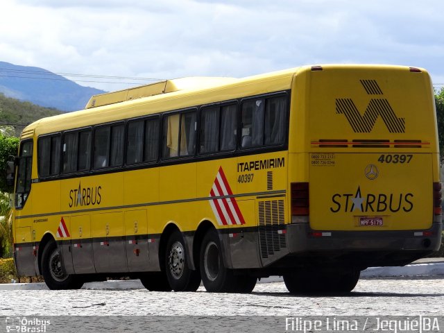 Viação Itapemirim 40397 na cidade de Jequié, Bahia, Brasil, por Filipe Lima. ID da foto: 2742459.